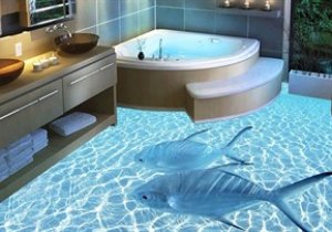 Креативное решение для ванной: 3Д плитка, ее разновидности и особенности укладки