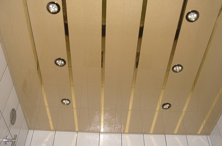 потолок реечный из алюминия