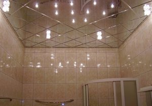 Подвесной потолок в ванной: выбор материалов и этапы выполнения работ
